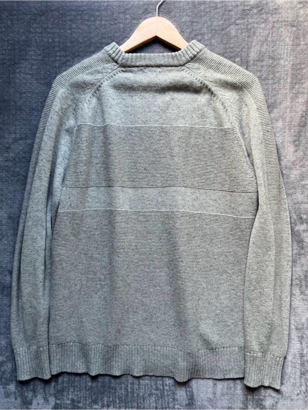 Smartwool Ripple Ridge Crew Neck Sweater Men's Sz M Merino Wool Blend Gray Soft - Picture 9 of 11